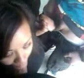 threesome outside work