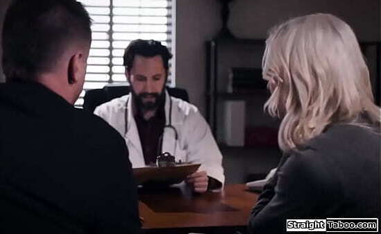 Doctor fucks busty milf impregnate