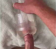 Vocal male fucking his fleshlight