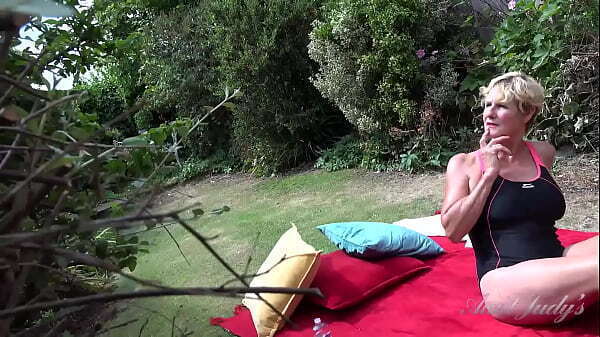 AuntJudys Busty Mature MILF Molly gets horny