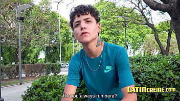 Cute Latin Twink Agrees To Spread Legs For Money