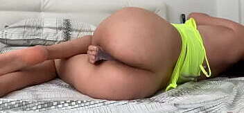 LittleKathy playing with dildo