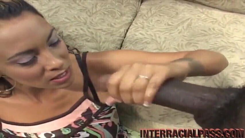 Dee gets the sausage special, two foot long BBC's!