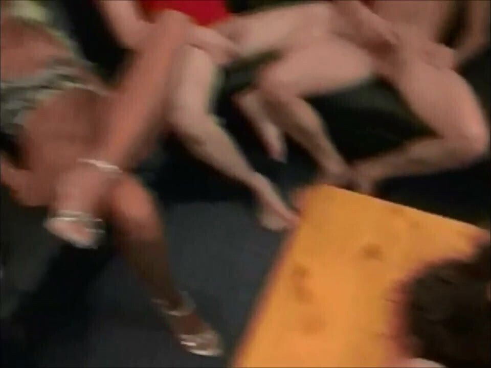 beautiful girl takes facials while her friends watch