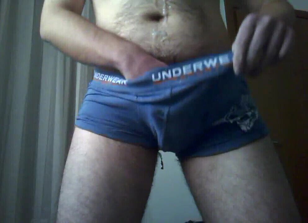 self ballgrabbing cumshot