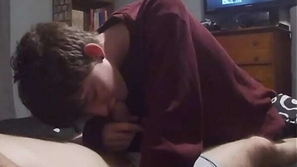 Sucking dick with boxers still Miss Magic teases gets Creampied