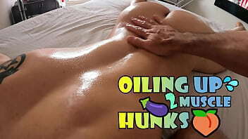 Gabriel'_s muscular and lustful ass lubed up for his boyfriend'_s anal play - With Alex Barcelona