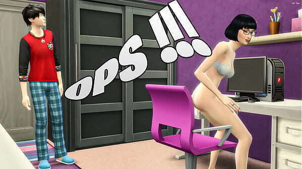 Japanese stepson catches stepmom masturbating front computer blackmails have with otherwise tells everyone