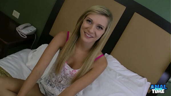 Blonde Chloe Brooke'_s First Hardcore Butt Fucking &amp_ Creampie!