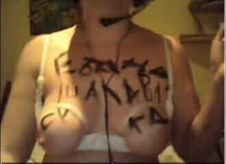 Ukrainian girl from Sevastopol' dirty talk, slave