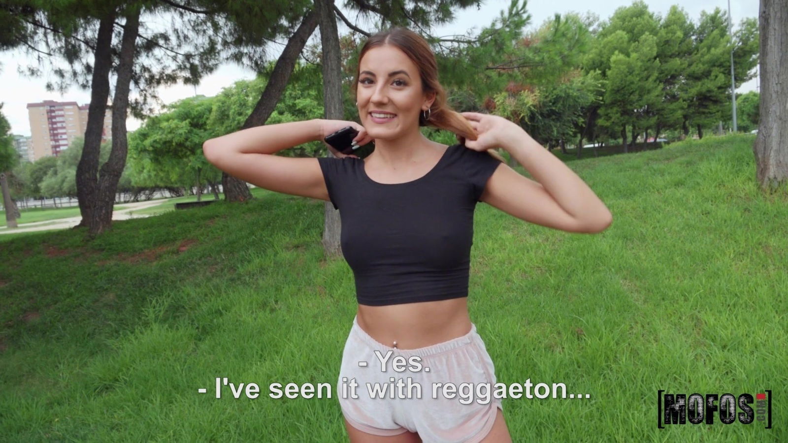 Outdoor public fucking with horny Gala Anguita boyfriend