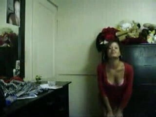 Non-nude black striptease