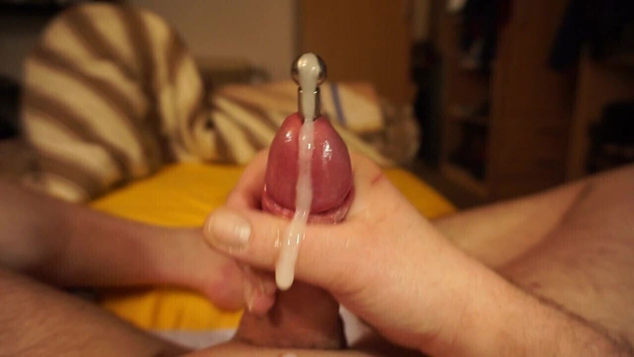 Creamy thorugh penis plug 12.3.16