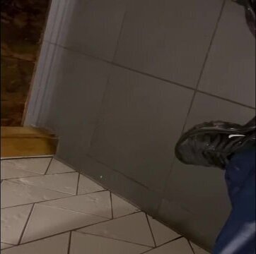 Public toilet wank adidas calsurf trackies