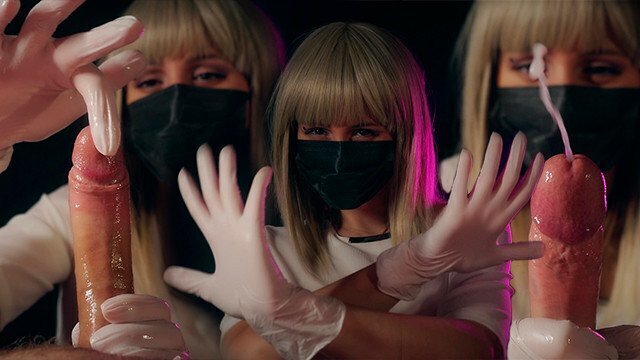 Сrazy nurse will make you cum twice from unreal handjob