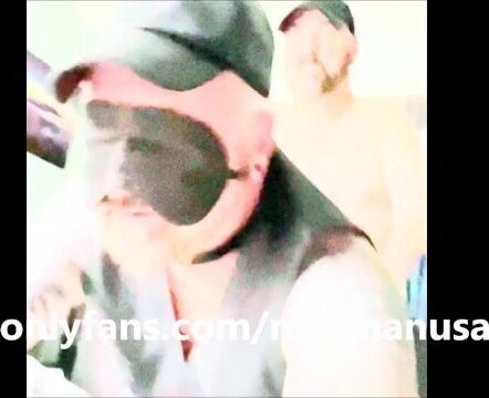 Leather Boy Waiting For Daddy