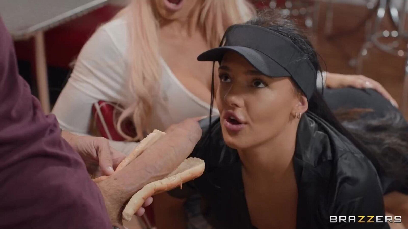 Sultry babes threeway incredible video