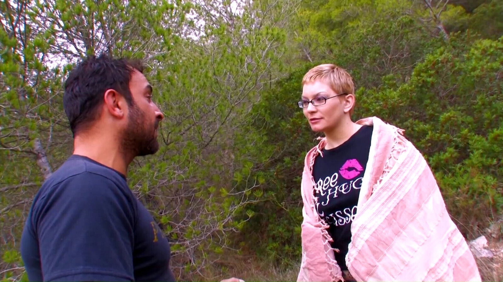 Huge single agrees hard outdoor