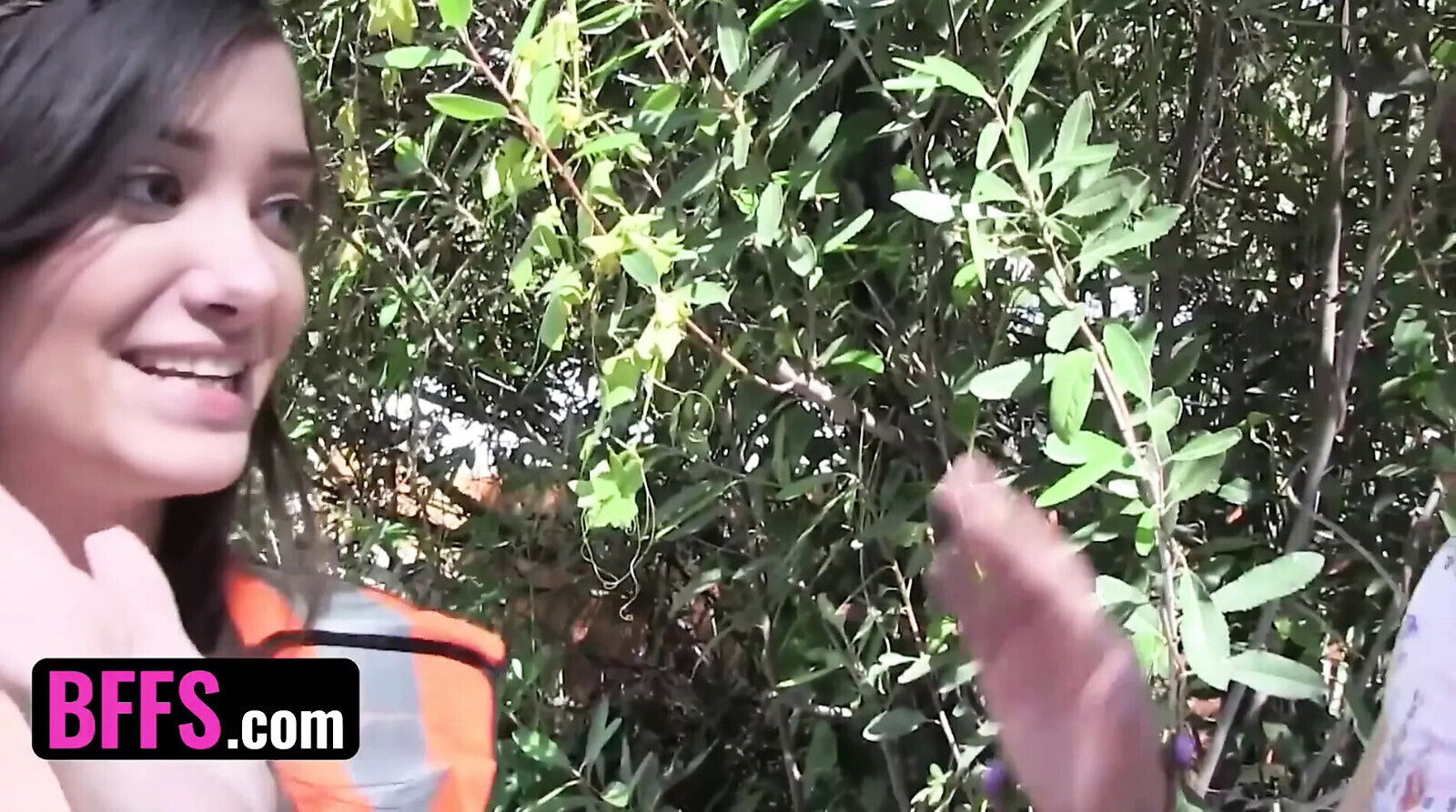 BFFS Three Beautiful Teens Their Save Earth Naked Protest Sucking Worker's Dick