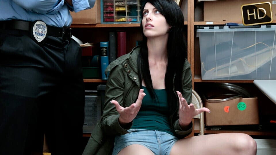 Shoplyfter Mischievous Alex Harper Exposes Tight Pussy Round Titties Officer