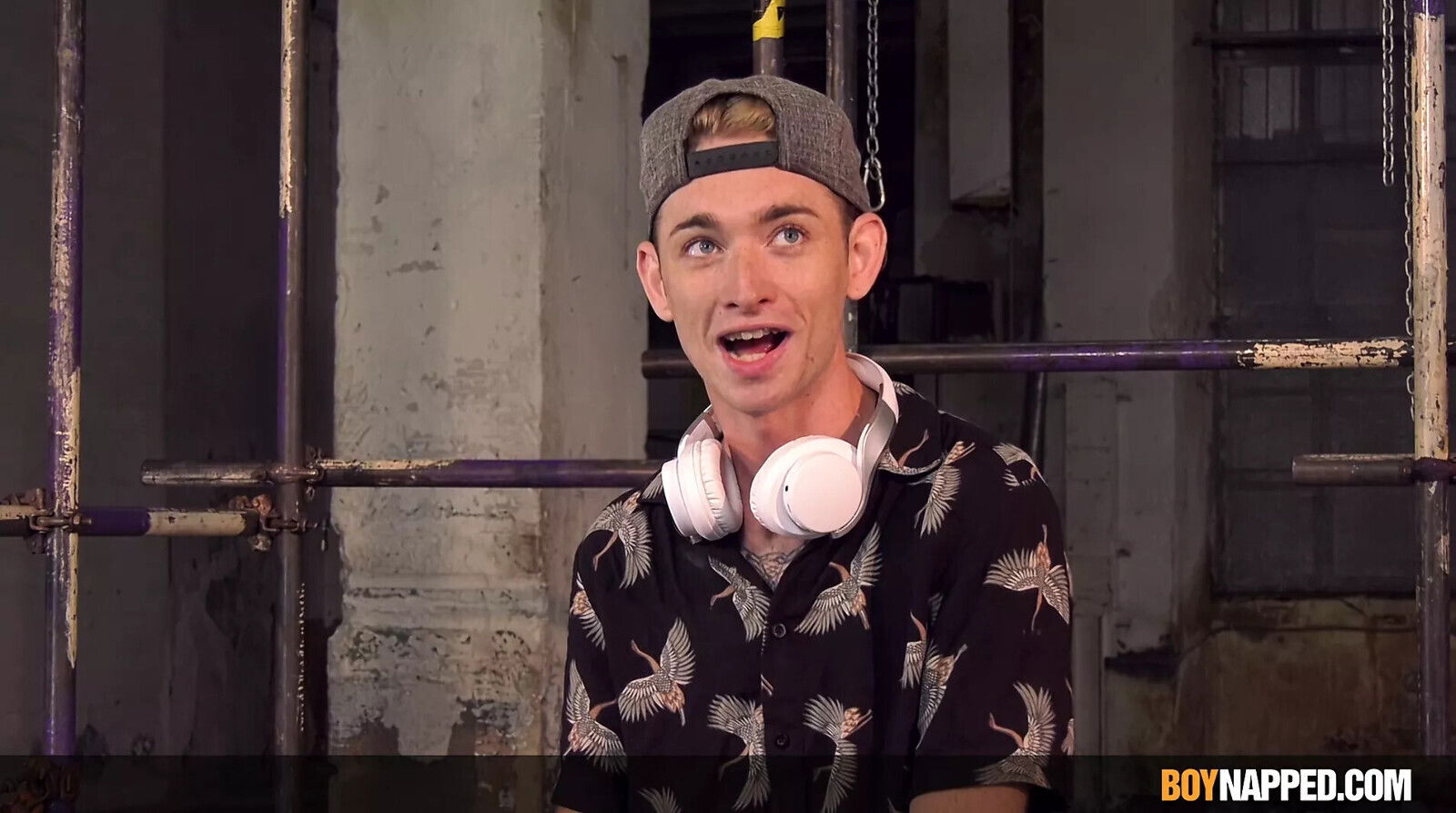 Ocean restrains twink Jacob Daniels strokes