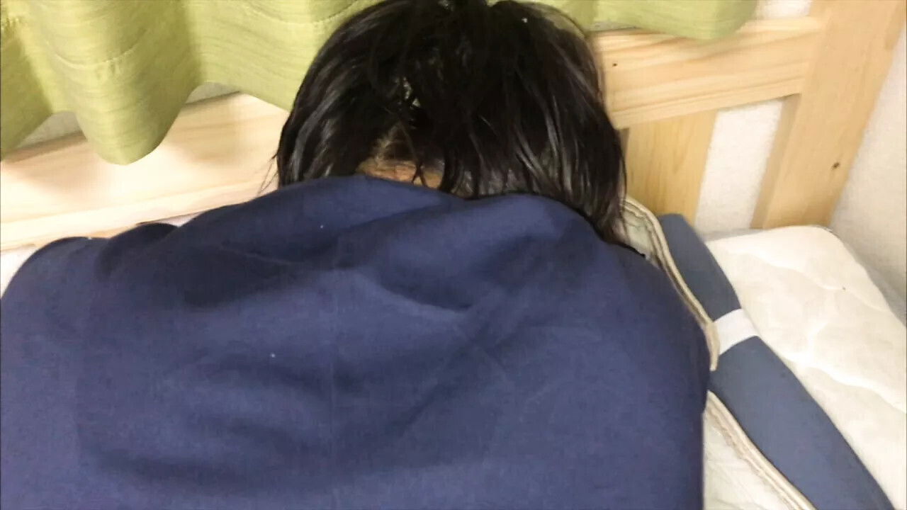 Hugging her hard on her day off.