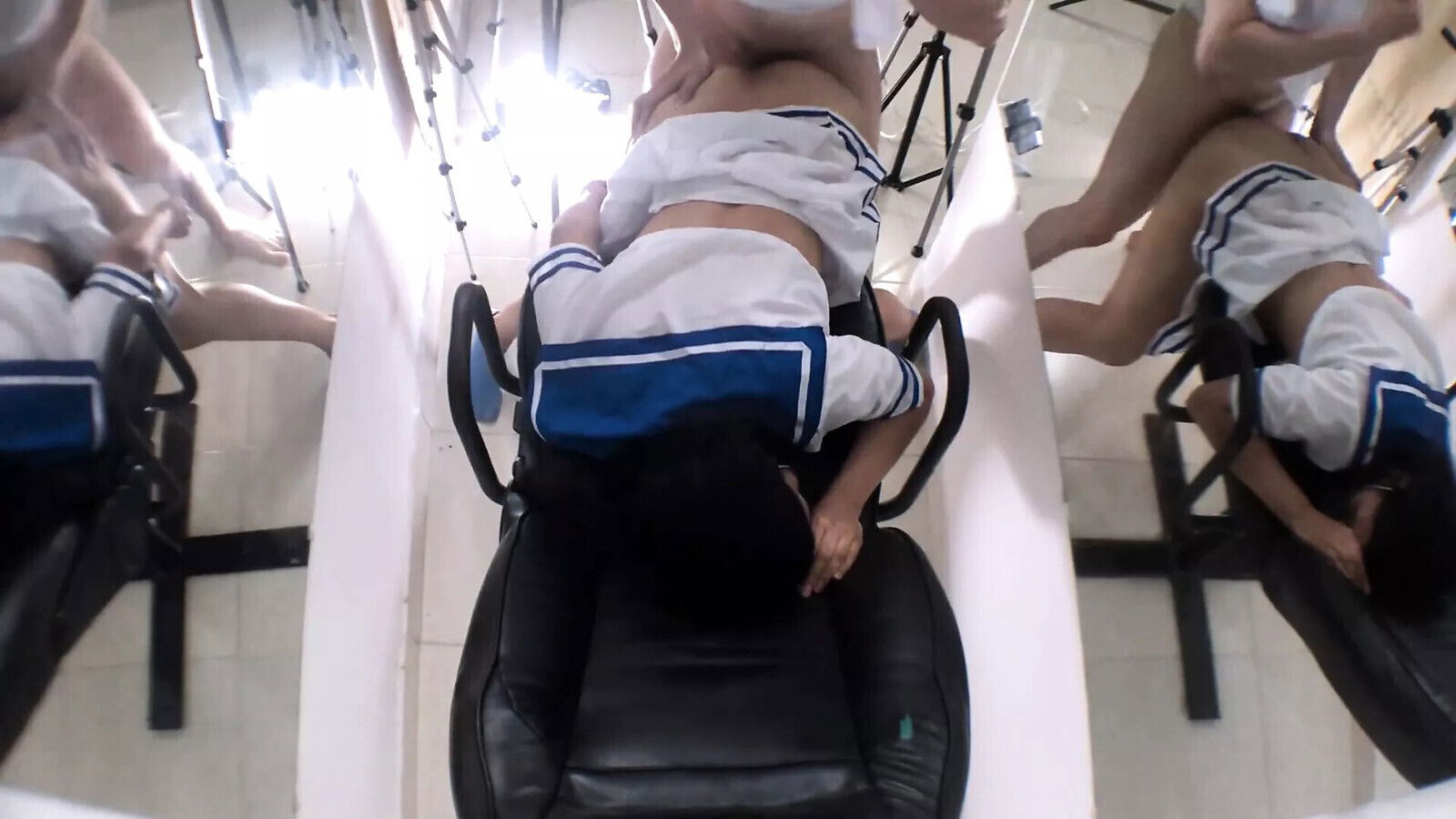 Tight schoolbabe girl getting hard fucked inside school office cheating with teacher