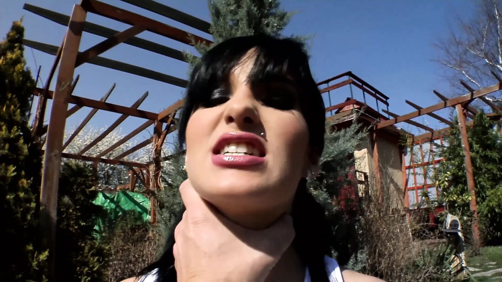 Sandra Black, Mugur, Giotto Double Penetration, Swallow EURO Bitch, hardcore, outdoor, swallow cum, Teasing#2