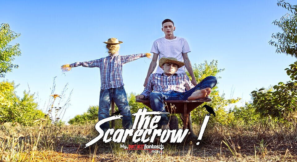 dirty farmer using scarecrow blowjobs pleasure dick