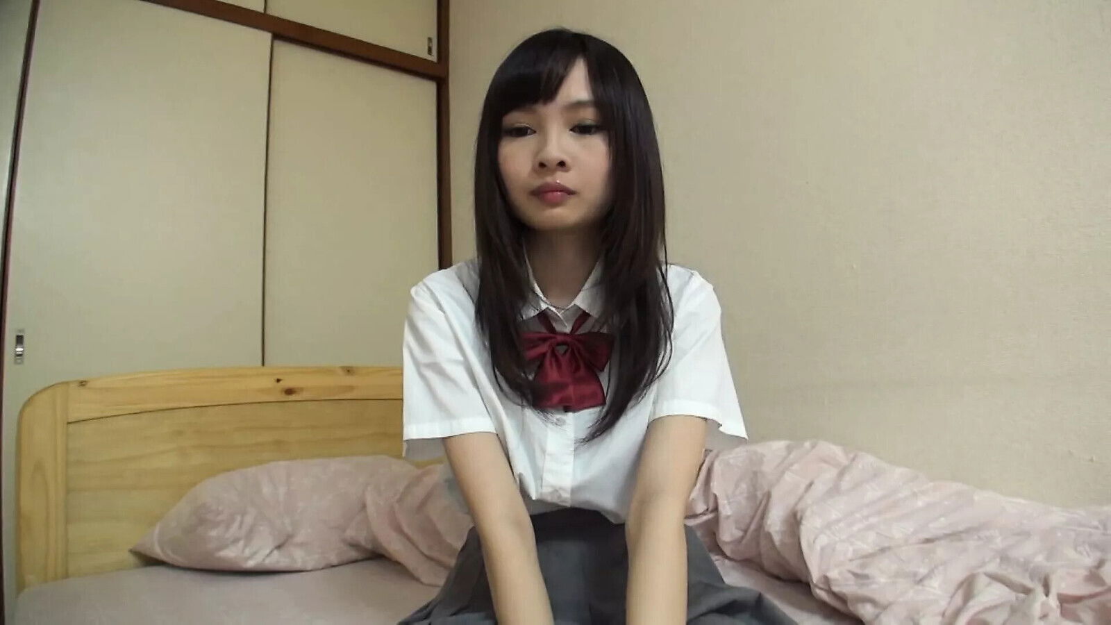 Schoolgirls street wearing 