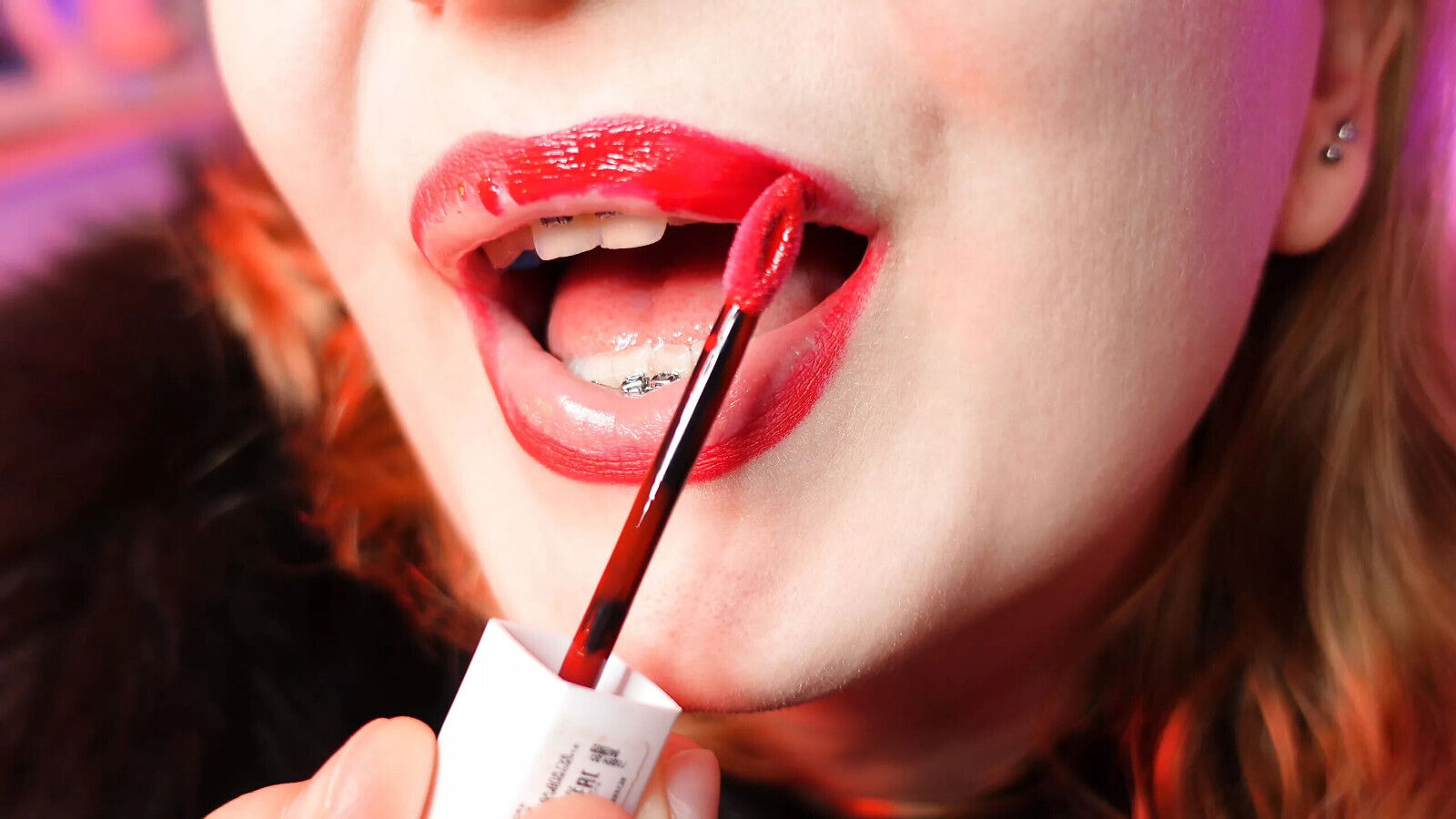 SOUNDS LIPS fetish video ASMR relax sounding