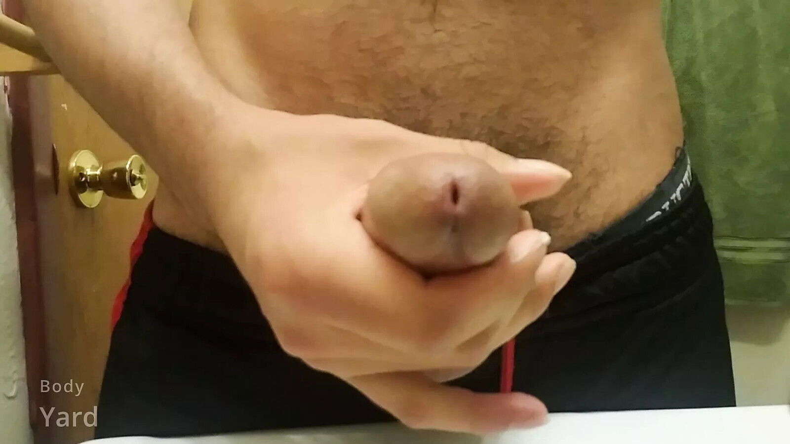 Horny Bathroom Jerking