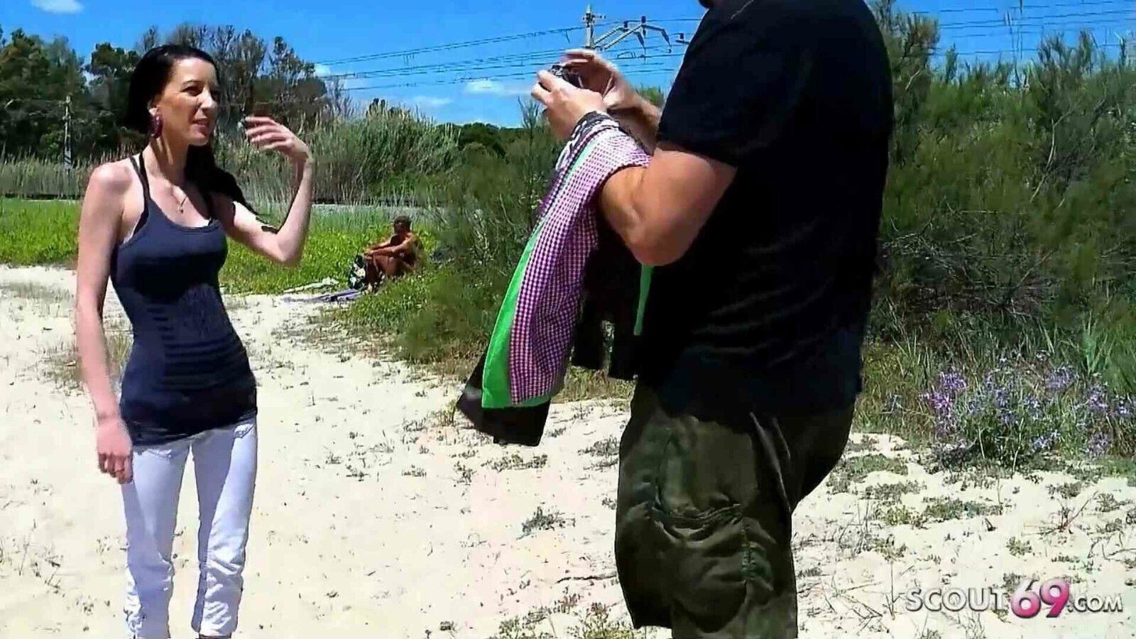 Skinny Teen Tania Pickup First Assfuck Public Beach