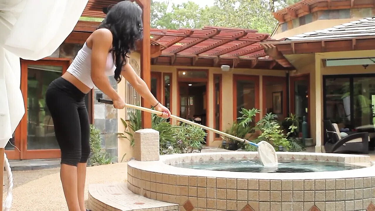 Lesbian between Aaliyah Love Lotus Lain with