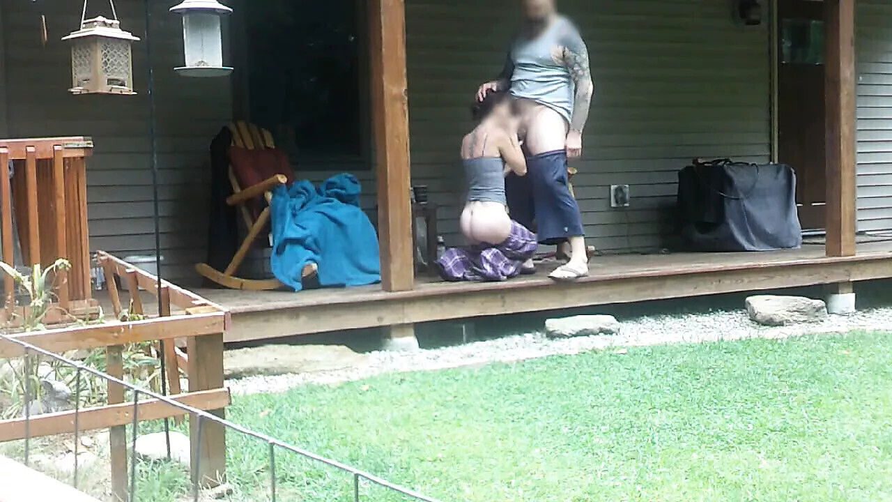 Neighbors CAUGHT having sex!!! They watching recording!