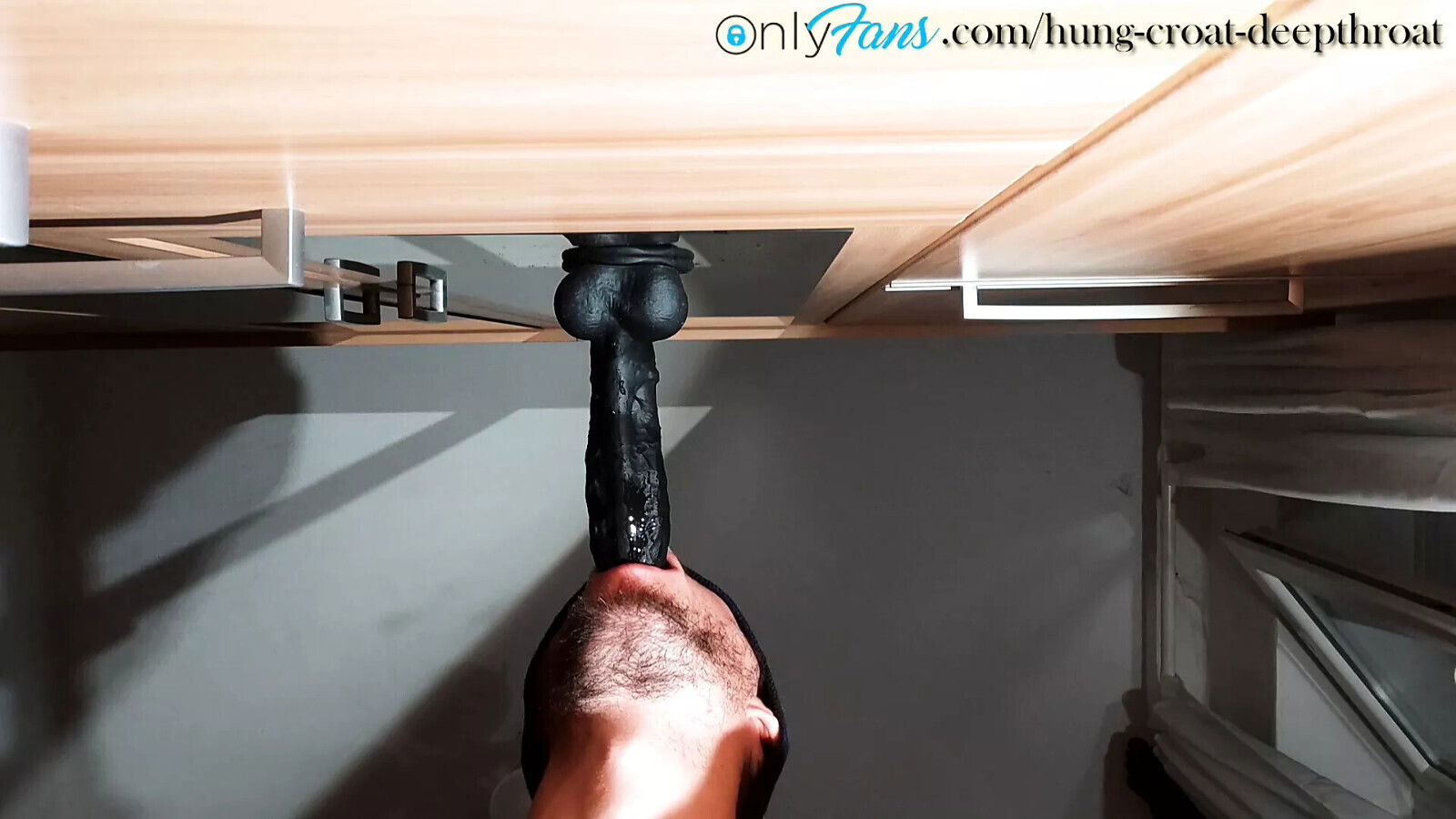 dildo deepthroat oily masturbation