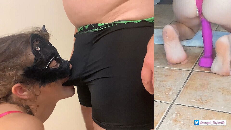 Threesome toys squirts twice rather than once she's excited addition getting face creamed with