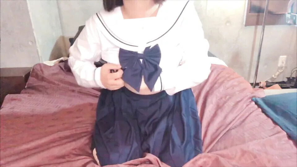 A neat and clean woman masturbates with shyness.