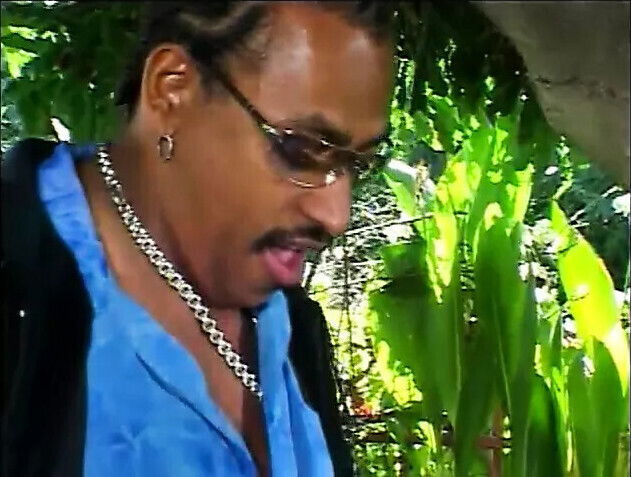 ebony bitch gets slammed outdoors