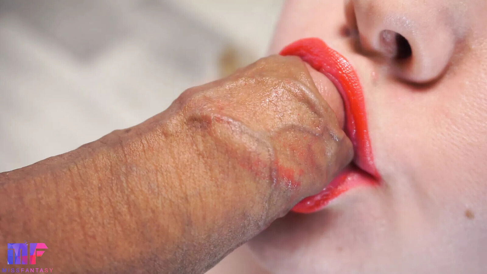 Gentle sensual blowjob, lips, oral creampie