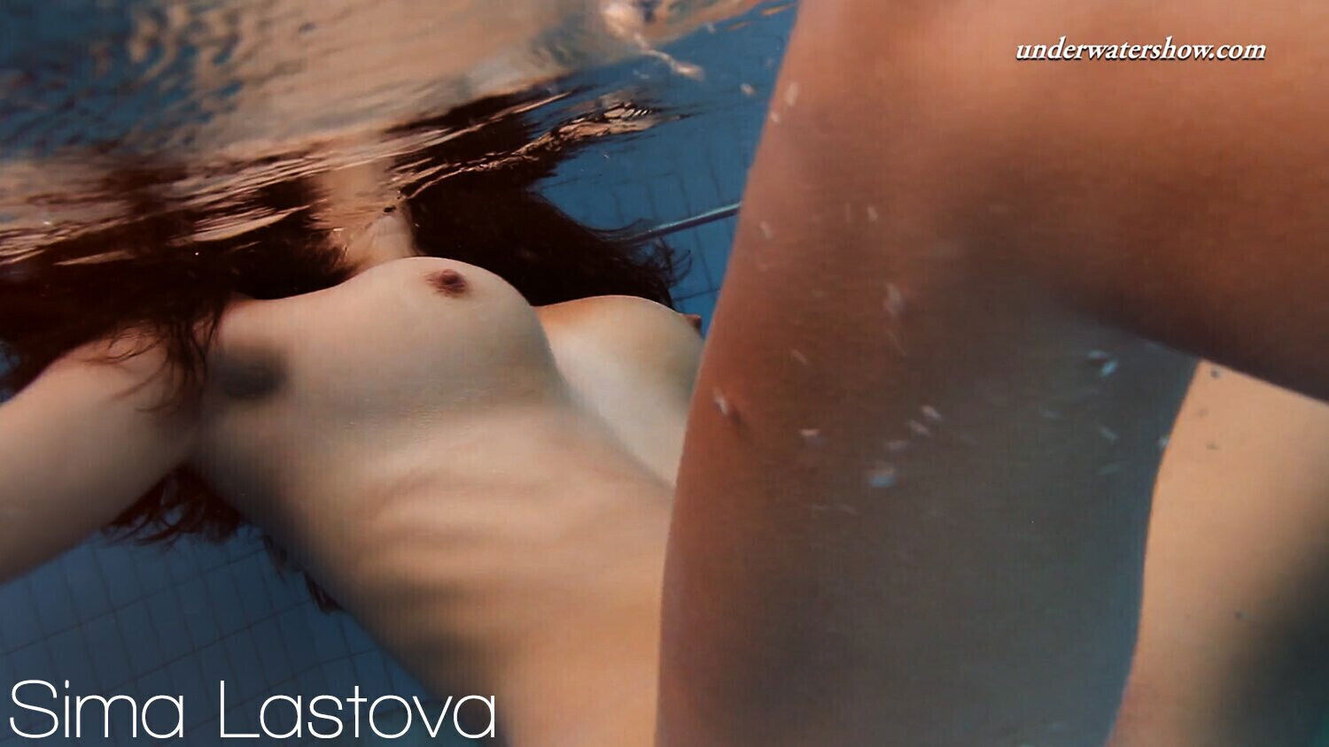 Sima Lastova busty swimming naked