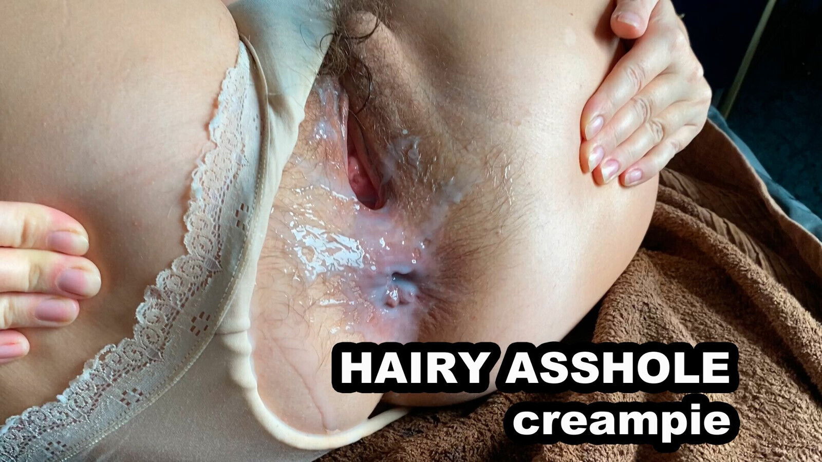 STEPMOM SLEEPOVER HAIRY SQUIRTING ORGASM. MATURE HAIRY AMATEUR ASSHOLE FUCK.