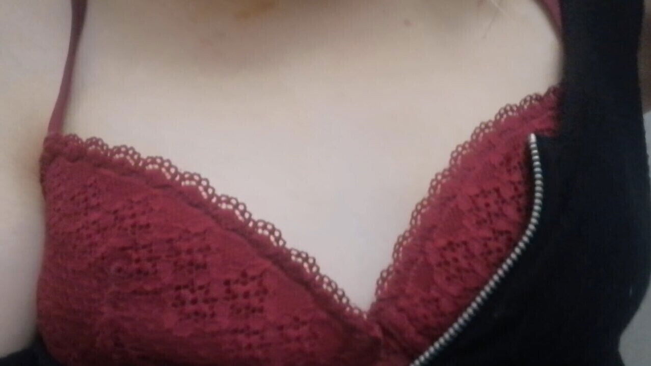 Close home striptease masturbation