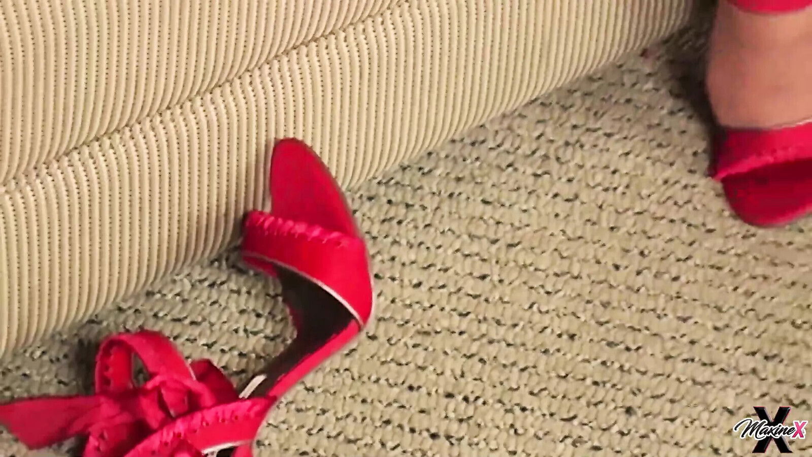 Slutty Asian Cougar Maxine Fucks Pussy With Heels!