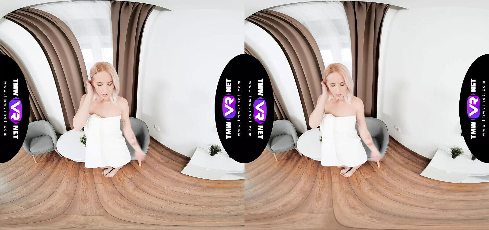 TmwVRnet Douxxx Blonde needs solitude, gets company