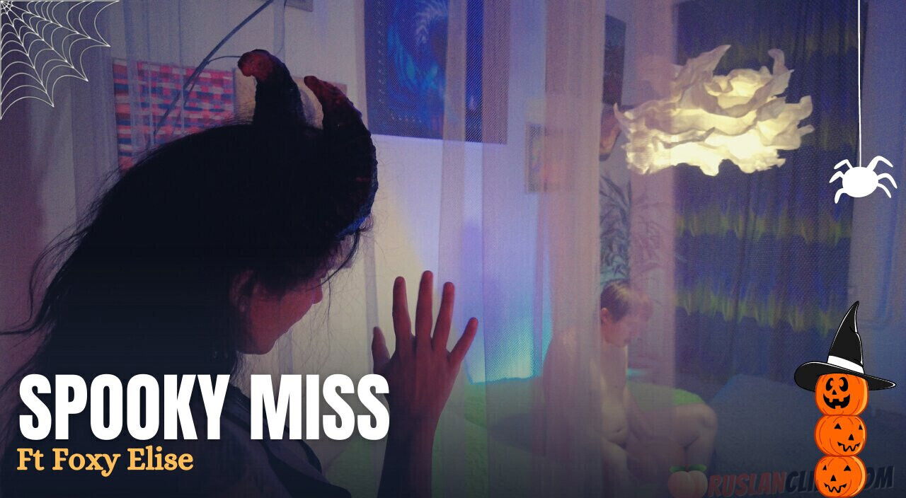 Spooky Miss Foxy Elise Fucked Roomie Halloween