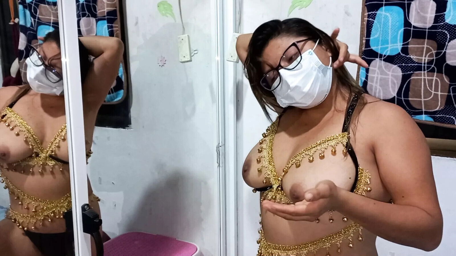 indian performing dance before having intense with stepdad