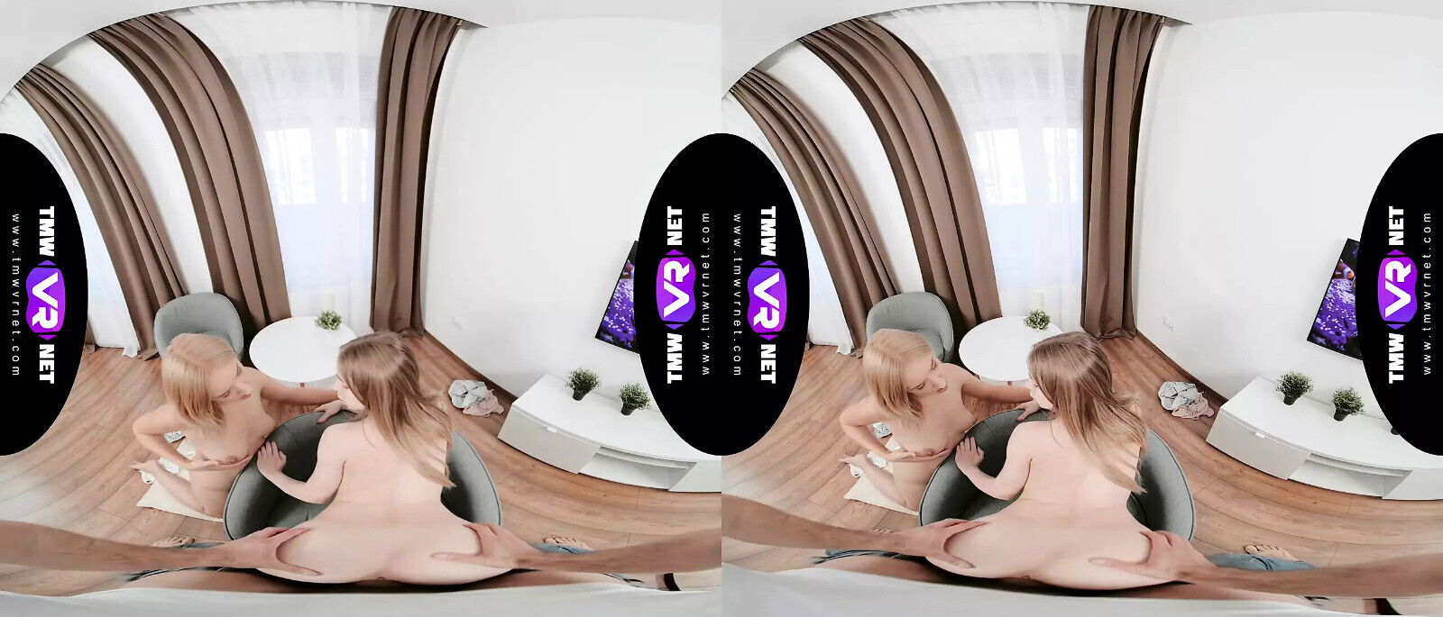 TmwVRnet Nata Ocean Sofie Otis Bisexual trio horny roommates