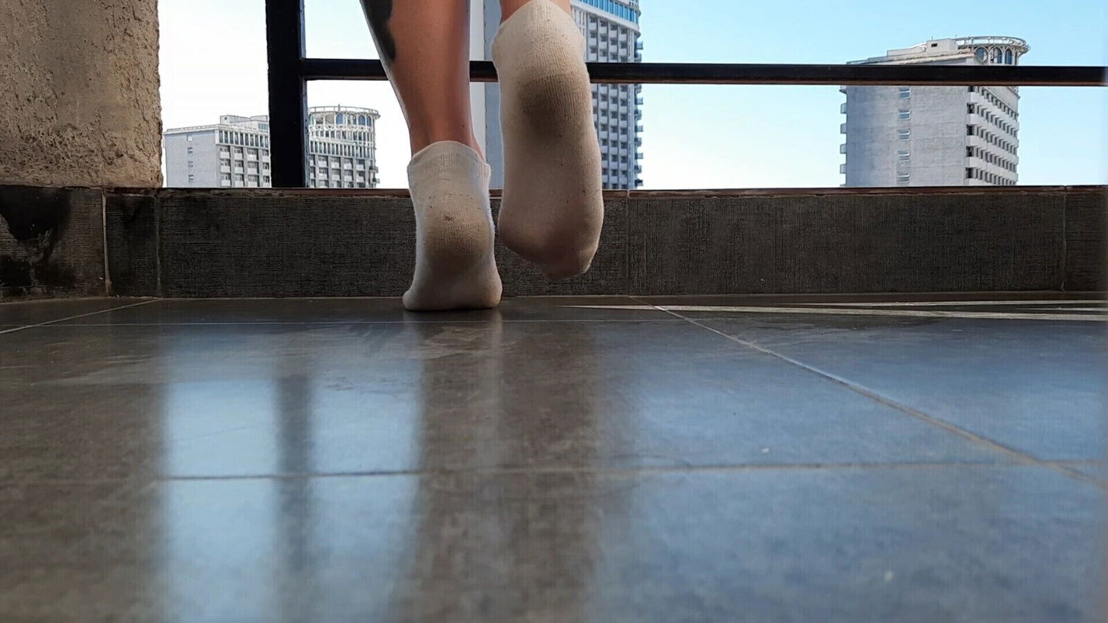 fetish dirty white socks. Dominatrix Nika gets white socks dirty purpose dirty slave boy.