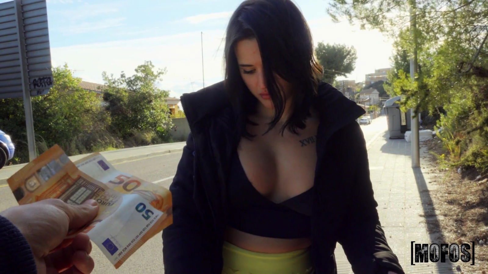 Serenia Keer enjoys while sucking dick forest